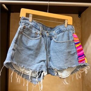 Upcycled Cut Off Levi’s Shorts